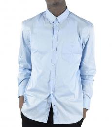 Emporio Armani Light Blue Classic Collar Shirt