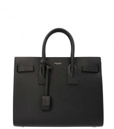 Saint Laurent Black Sac De Jour Large Satchel