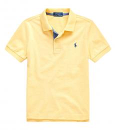 Ralph Lauren Boys Empire Yellow Jersey Polo