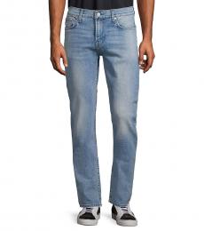 7 For All Mankind Light Blue Classic Slim-Fit Jeans