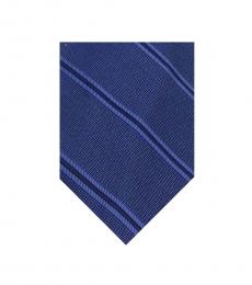 Michael Kors Blue Navy Stripes Tie