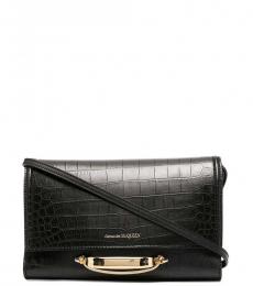 Alexander McQueen Black The Story Small Shoulder Bag