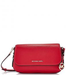 Michael Kors Red Bedford Medium Crossbody Bag