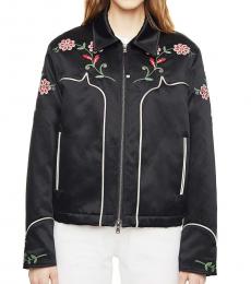Black Gold Embroidered Wadow Jacket