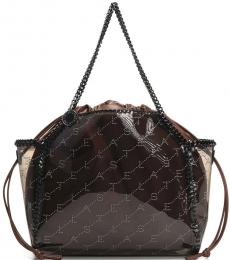Stella McCartney Brown Falabella Monogram Large Tote