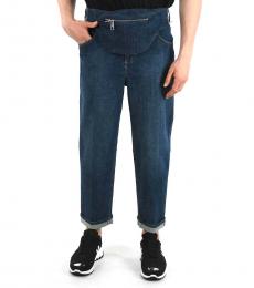 Neil Barrett Blue Low Rise Slim Fit Jeans