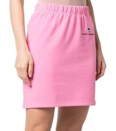 Chiara Ferragni Light Pink Cotton Skirt