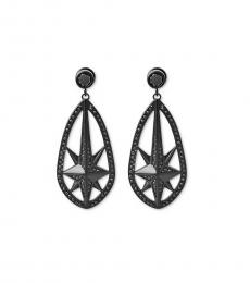 Michael Kors Black Ion Plated Earrings