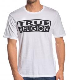 True Religion White Box Logo T-Shirt
