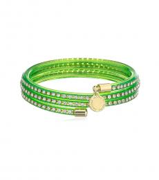Marc Jacobs Green Slinky Toucan Zirconia Bracelet
