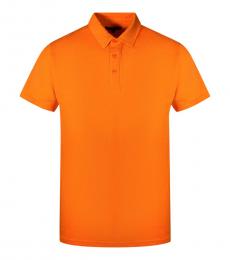 Cavalli Class Orange Embriodered Logo Polo