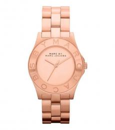 Marc Jacobs Rose Gold Heat Dial Watch