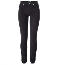 Love Moschino Black Classic Fit Mid-Rise Jeans