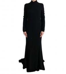 Black Stretch Long Sleeve Dress