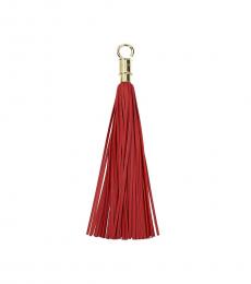 Balmain Red Tassel Key Charm 