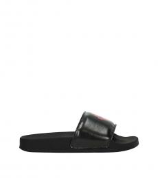 Marcelo Burlon Multicolor Front Logo Slippers