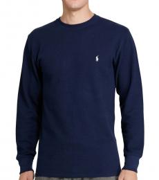 Ralph Lauren Cruise Navy Waffle-Knit Sweater