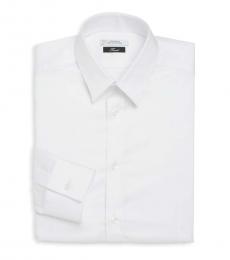 Versace Collection White Trend-Fit Cotton Dress Shirt