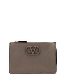 Valentino Garavani Grey V Sling Small Crossbody