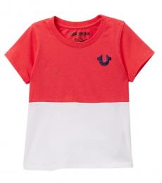 True Religion Little Girls Coral True Half T-Shirt