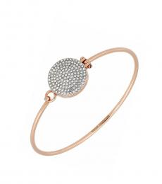 Michael Kors Rose Gold Crsystal Disc Bracelet