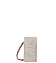 Calvin Klein Taupe Key Item Mini Crossbody Bag