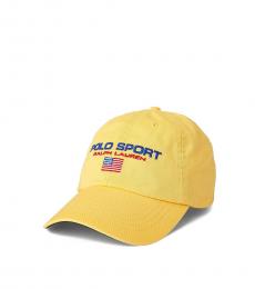 Yellow Polo Sport Chino Ball Cap