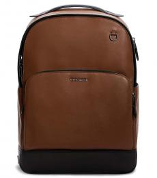 Coach Brown Graham Large Backpack