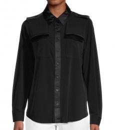 Calvin Klein Black Solid-Hued Shirt