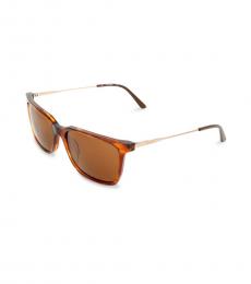 Calvin Klein Brown Square Sunglasses