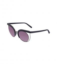 Purple Black Cat Eye Sunglasses