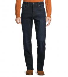 Navy Blue Geno Relaxed Slim-Fit Jeans