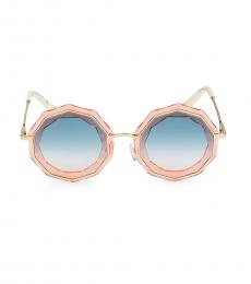 Blue Rose Caite Geometric Sunglasses