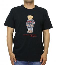 Ralph Lauren Black Polo Bea Print T-Shirt