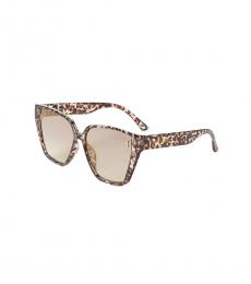 Vince Camuto Leopard Print Cat Eye Sunglasses