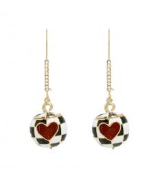 Betsey Johnson Multi Color Pumpkin Earrings