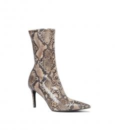 Stella McCartney Brown Leather Ankle Boots