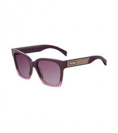 Light Purple Square Sunglasses