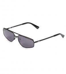 Moschino Black Geometric Sunglasses