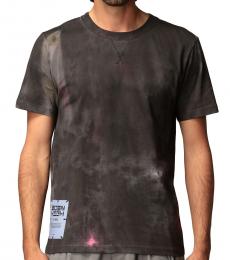 McQ Alexander McQueen Dark Grey Graphic Print T-Shirt