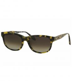 Yellow-Tortoise Black Gradient Sunglasses