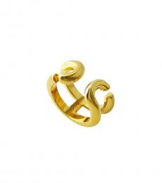 Gold Logo Motif Ring