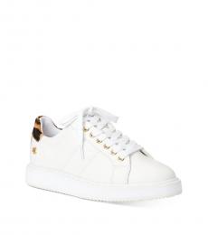 White Leopard Angeline Sneakers
