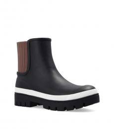 Tory Burch Black Carrion Sole Rubber Boots