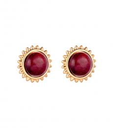Just Cavalli Golden Mismatched Stud Earrings