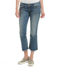 Blue Karlie Low Rise Flare Jeans