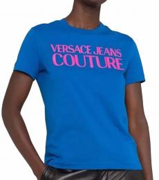 Versace Jeans Couture Blue Women's T-Shirt