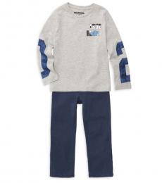 True Religion 2 Piece T-Shirt/Jeans Set (Little Boys)