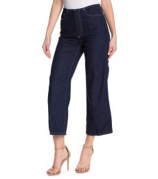 AG Adriano Goldschmied Midnight High Waist Wide Leg Jeans