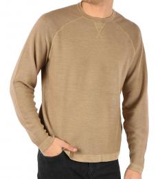 Ermenegildo Zegna Beige Cotton Cashmere Sweatshirt